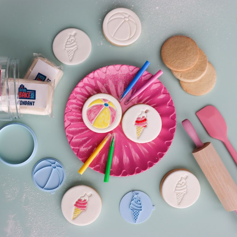 Summer Vibes - Biscuit Make, Bake and Colour Kit