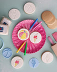 Summer Vibes - Biscuit Make, Bake and Colour Kit