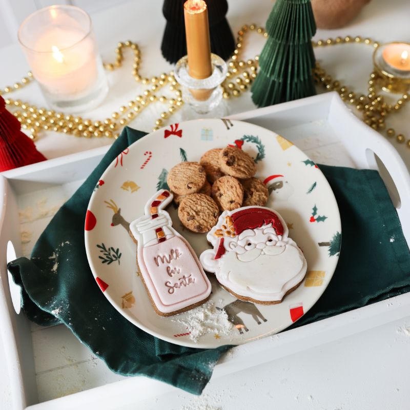 BUNDLE - Bake and Elf and Cookies for Santa Biscuit Baking and Decorating Kit