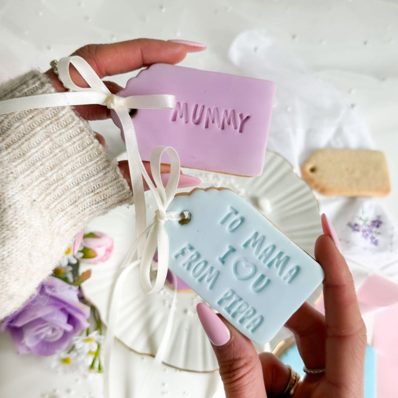 Personalised Gift Tag Mother's Day Biscuit Baking and Decorating Kit