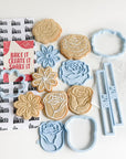 Scandi Floral Mother's Day Biscuit Baking and Decorating Kit