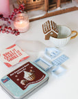 Mini Gingerbread House Biscuit Baking and Decorating Kit