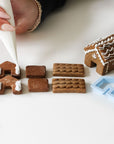 Mini Gingerbread House Biscuit Baking and Decorating Kit