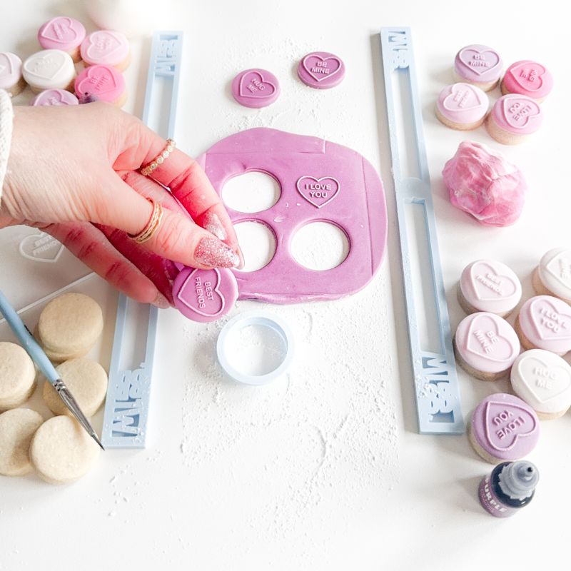 Mini Love Hearts Valentine's Biscuit Baking and Decorating Kit