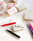 Valentine's Love Letters - Biscuit Make, Bake and Colour Kit