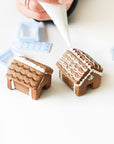 Mini Gingerbread House Biscuit Baking and Decorating Kit