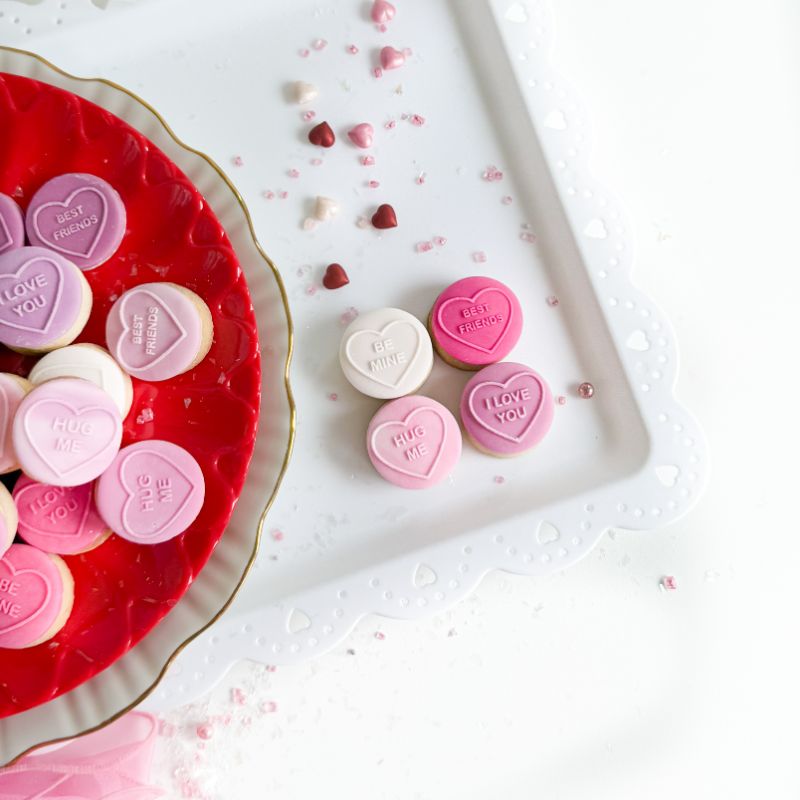 Mini Love Hearts Valentine's Biscuit Baking and Decorating Kit