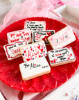 Valentine's Love Letters - Biscuit Make, Bake and Colour Kit